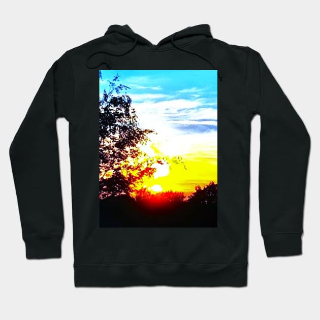 Sky Swallowing Sun Hoodie by iLgenRuud